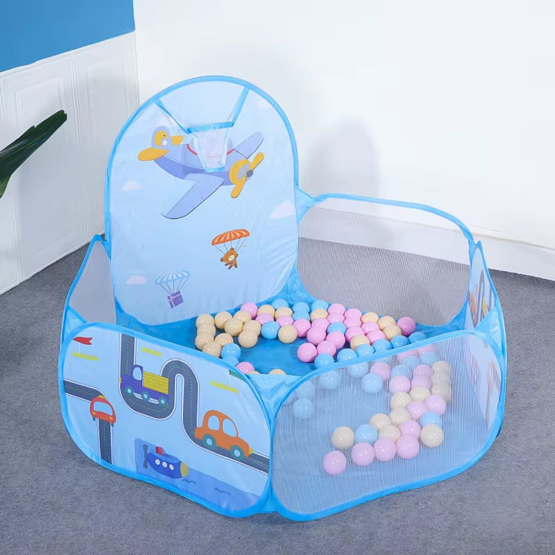 1.2M Ball Pool with Basket Children Toy Indoor Ocean Ball Pit Playpen Tent Outdoor Toys for Children Ballenbak Dropshipping