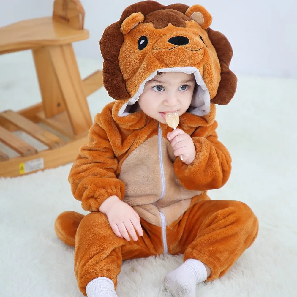 Red Dinosaur Costumes Newborn Baby Rompers Toddler Cosplay Clothes Kigurumi Boy Girls Pajamas Animal Cute Romper Unicorn Onesies
