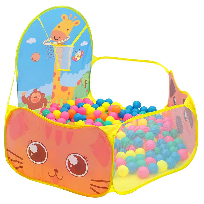1.2M Ball Pool with Basket Children Toy Indoor Ocean Ball Pit Playpen Tent Outdoor Toys for Children Ballenbak Dropshipping
