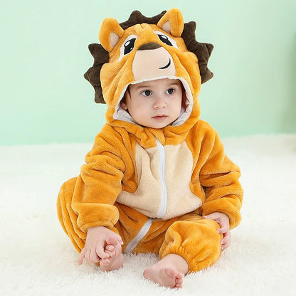 Red Dinosaur Costumes Newborn Baby Rompers Toddler Cosplay Clothes Kigurumi Boy Girls Pajamas Animal Cute Romper Unicorn Onesies