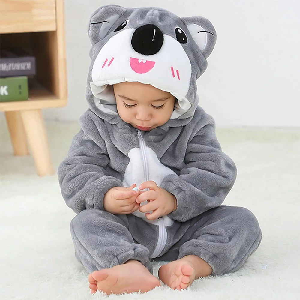 Red Dinosaur Costumes Newborn Baby Rompers Toddler Cosplay Clothes Kigurumi Boy Girls Pajamas Animal Cute Romper Unicorn Onesies