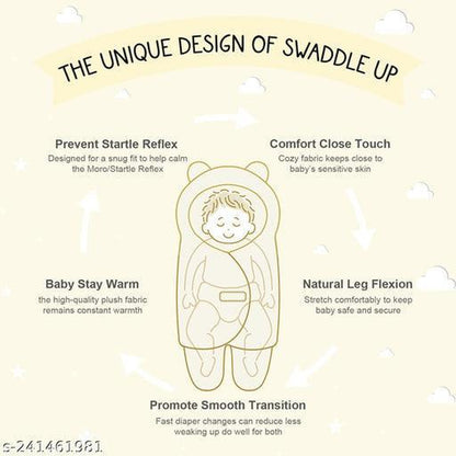 AARNAV Baby Blanket Wearable Swaddle Wrapper for Baby Boys and Baby Girls, Unicorn Navy Blue