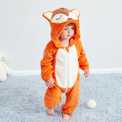 Red Dinosaur Costumes Newborn Baby Rompers Toddler Cosplay Clothes Kigurumi Boy Girls Pajamas Animal Cute Romper Unicorn Onesies