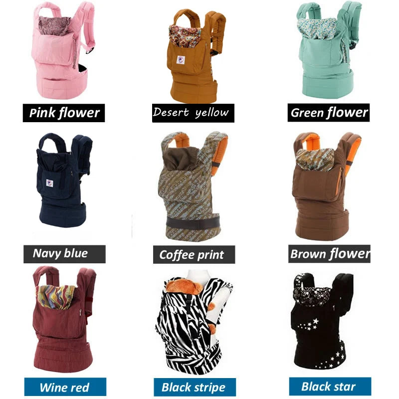 Ergonomic Baby Carrier Backpack Cotton Wraps Newborn Baby Sling Baby Kangaroo