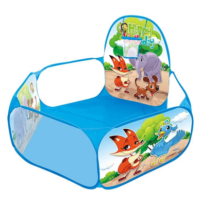 1.2M Ball Pool with Basket Children Toy Indoor Ocean Ball Pit Playpen Tent Outdoor Toys for Children Ballenbak Dropshipping