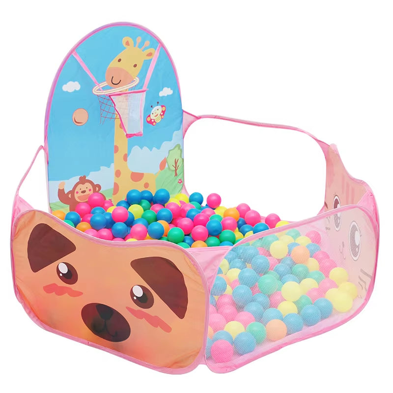 1.2M Ball Pool with Basket Children Toy Indoor Ocean Ball Pit Playpen Tent Outdoor Toys for Children Ballenbak Dropshipping